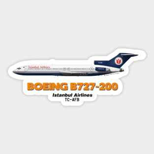 Boeing B727-200 - Istanbul Airlines Sticker